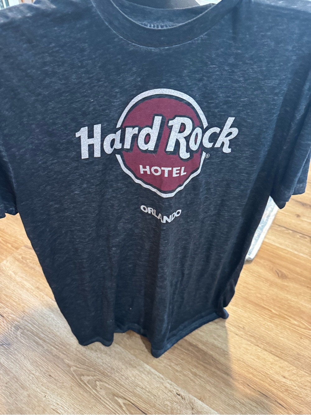 Hard Rock Cafe Black Tee with Red and White Logo